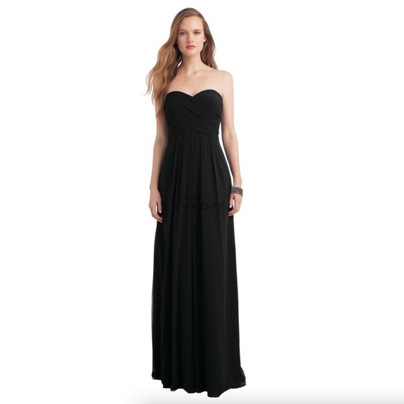 Bill Levkoff Bridesmaid Strapless Dress Style 1121 - Picture 1 of 12